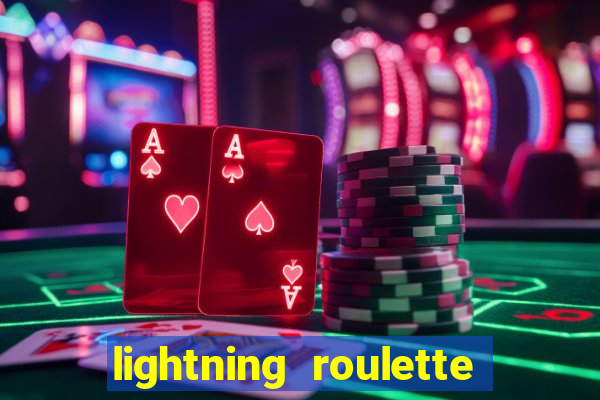 lightning roulette como jogar